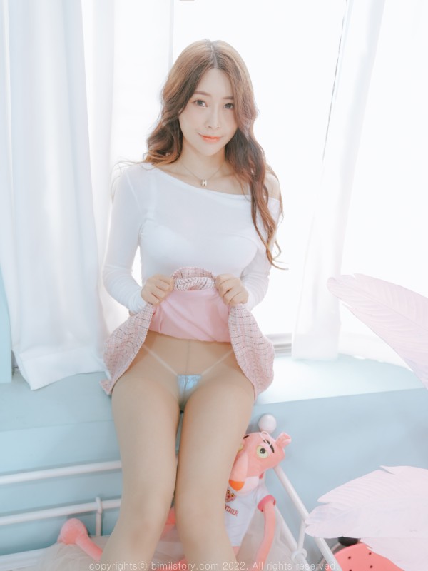 Minjung Vol.02 – [My First Ever Web Photo: Blue in Pink] preview 9