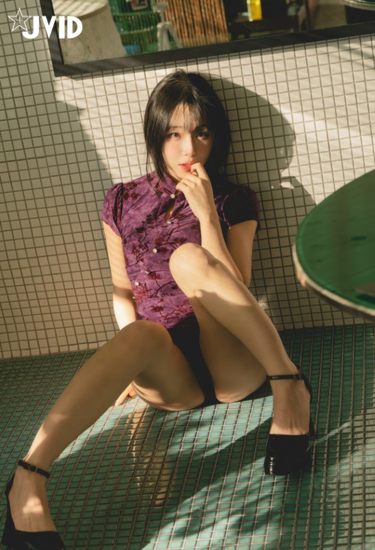EunJi – [Purple Cheongsam] preview 10