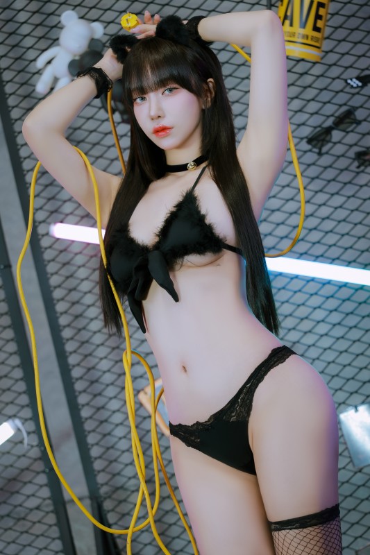 WinterD – [Black Cat + White Bunny + Miniskirts + Scoollook] preview 12